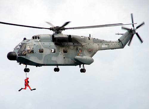 Hélicoptère SuperFrelon Marine Nationale