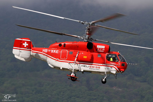 Hélicoptère KA32A12 HB-XKE d'HELISWISS