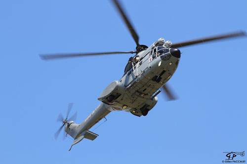 Hélicoptère SA332 SuperPuma PO de l'Armée de l'Air française