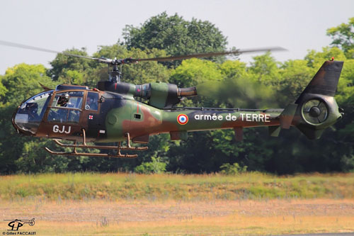 Hélicoptère SA342 Gazelle GJJ de l'ALAT (Aviation Légère de l'Armée de Terre) française