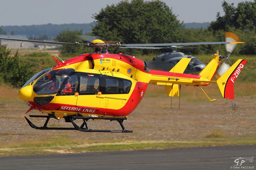 Hélicoptère EC145 F-ZBPQ de la Sécurité Civile française