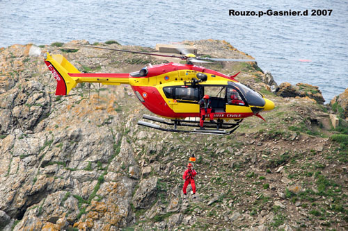 Hélicoptère EC145 Sécurité Civile