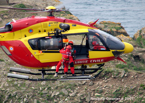 Hélicoptère EC145 Sécurité Civile