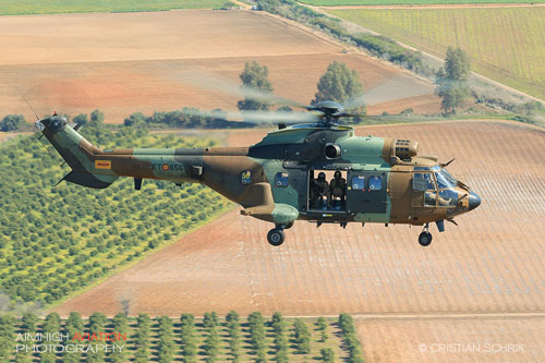 Hélicoptère AS532UL Cougar (HT27) FAMET Espagne