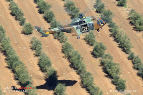 Hélicoptère AS532UL Cougar (HT27) FAMET Espagne