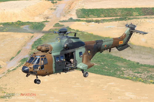 Hélicoptère AS532UL Cougar (HT27) FAMET Espagne