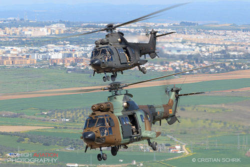 Hélicoptère AS532UL Cougar (HT27) FAMET Espagne