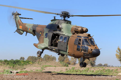 Hélicoptère AS532UL Cougar (HT27) FAMET Espagne