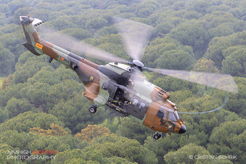 Hélicoptère AS532UL Cougar (HT27) FAMET Espagne