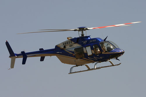 Hélicoptère Bell 407 ZS-RVX d'HELIOS EXECUTIVE HELICOPTER CHARTER