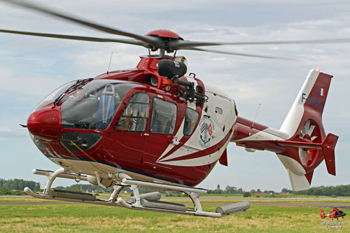 Hélicoptère EC135 F-HBRS des pilotes du Port de Dunkerque