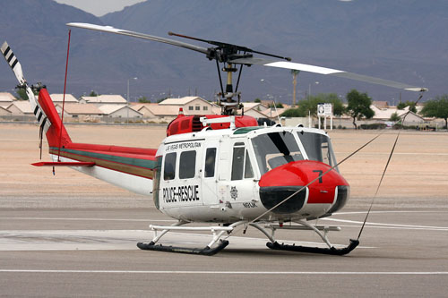 Hélicoptère Bell 212 de la Police de Las Vegas