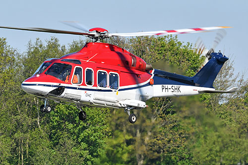 Hélicoptère AW139 PH-SHK de CHC