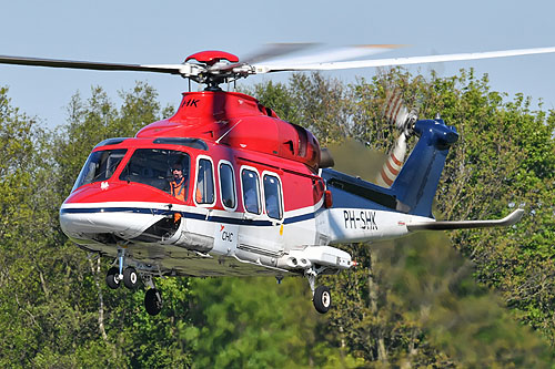 Hélicoptère AW139 PH-SHK de CHC