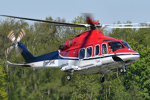 Hélicoptère AW139 PH-SHK de CHC