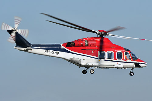 Hélicoptère AW139 PH-SHK de CHC