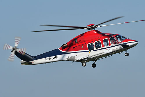 Hélicoptère AW139 PH-SHK de CHC