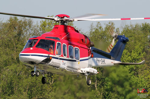 Hélicoptère AW139 PH-SHK de CHC