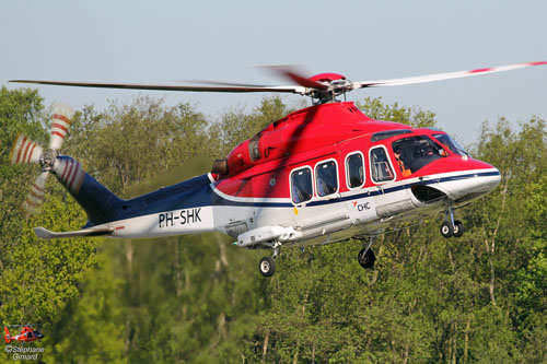 Hélicoptère AW139 PH-SHK de CHC