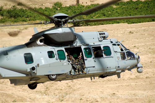 Hélicoptère EC725 Caracal en Afghanistan