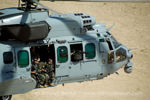 Hélicoptère EC725 Caracal en Afghanistan