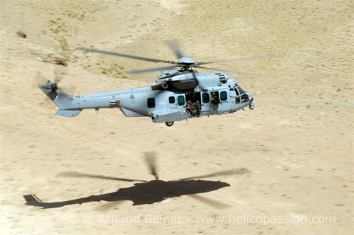 Hélicoptère EC725 Caracal en Afghanistan