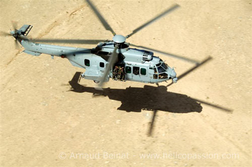 Hélicoptère EC725 Caracal en Afghanistan