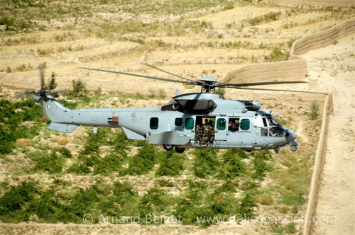 Hélicoptère EC725 Caracal en Afghanistan