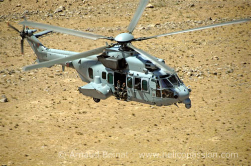 Hélicoptère EC725 Caracal en Afghanistan