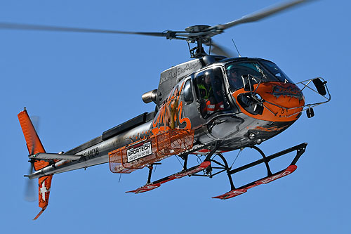 Hélicoptère AS350 B3 Ecureuil F-HESB de Chamonix Mont-Blanc Hélicoptères (CMBH) 