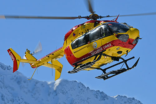 Hélicoptère EC145 de la Sécurité Civile