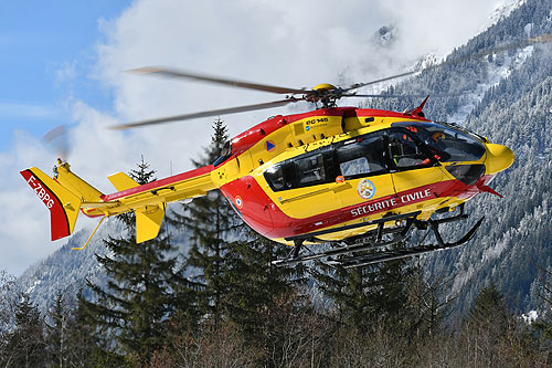 Hélicoptère EC145 de la Sécurité Civile