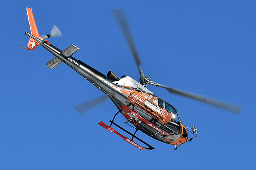 Hélicoptère AS350 B3 Ecureuil F-HESB de Chamonix Mont-Blanc Hélicoptères (CMBH) 