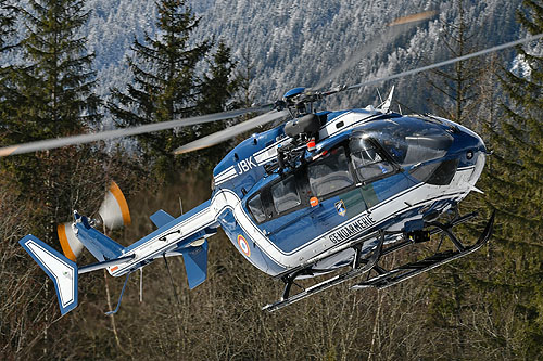 Hélicoptère EC145 de la Gendarmerie Nationale