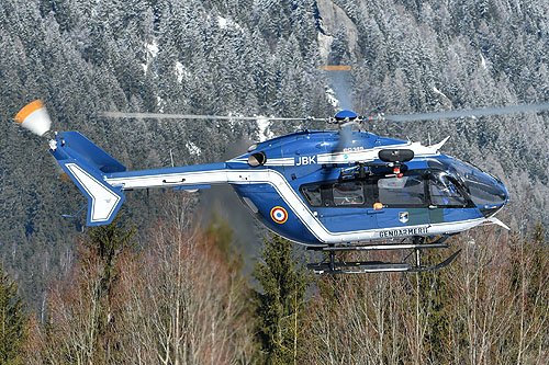 Hélicoptère EC145 de la Gendarmerie Nationale