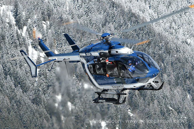 Hélicoptère EC145 de la Gendarmerie Nationale