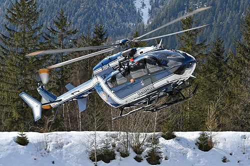 Hélicoptère EC145 de la Gendarmerie Nationale