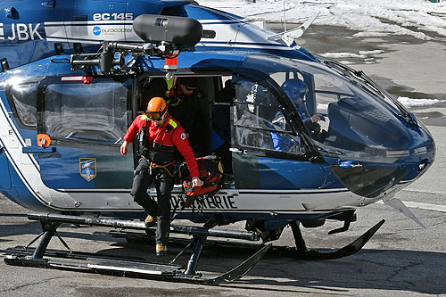 Hélicoptère EC145 de la Gendarmerie Nationale