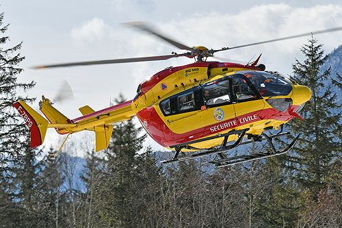 Hélicoptère EC145 de la Sécurité Civile