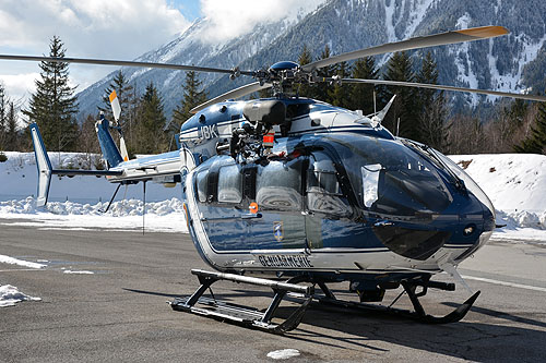 Hélicoptère EC145 de la Gendarmerie Nationale