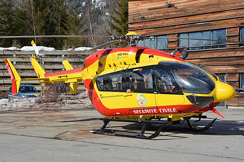 Hélicoptère EC145 de la Sécurité Civile