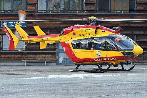 Hélicoptère EC145 de la Sécurité Civile