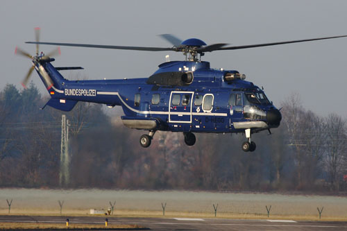 Hélicoptère AS332 L1 SuperPuma de la BundesPolizei allemande