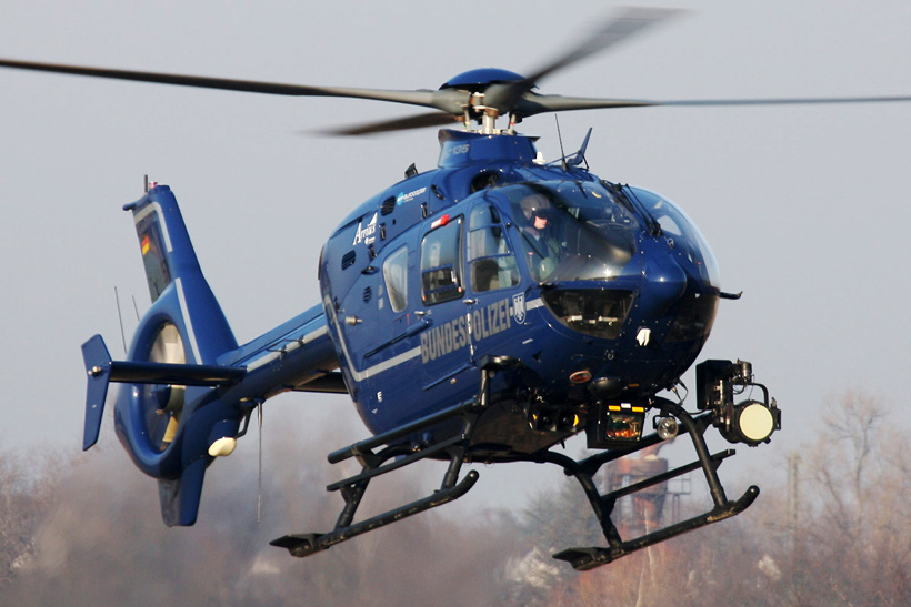 Hélicoptère EC135 de la BundesPolizei allemande