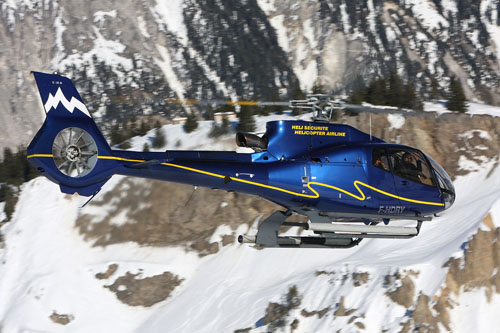 Hélicoptère Eurocopter EC130 B4 d'HELI SECURITE