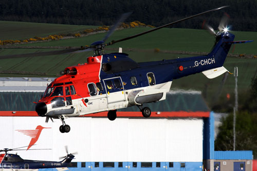 Hélicoptère SuperPuma de CHC