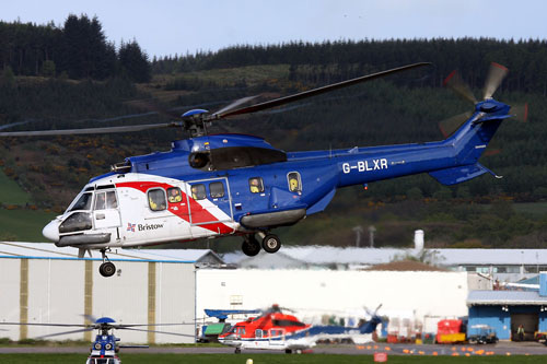 Hélicoptère SuperPuma de BRISTOW 