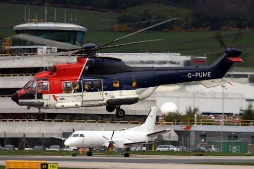 Hélicoptère SuperPuma de CHC