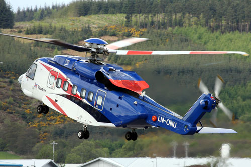 Hélicoptère S92 de BRISTOW