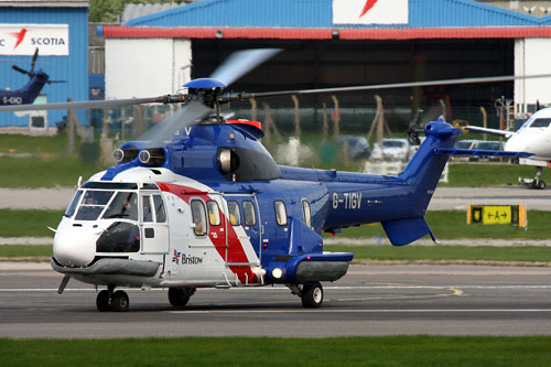 Hélicoptère SuperPuma de BRISTOW 